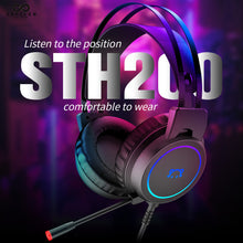 Load image into Gallery viewer, Gaming Headset 7.1 Surround Sound with Noise Cancellation Microphone