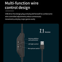 Load image into Gallery viewer, Gaming Headset 7.1 Surround Sound with Noise Cancellation Microphone