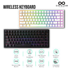 Load image into Gallery viewer, RK84 Wireless Mechanical Keyboard Hot Swap RGB Tri-Mode Wireless