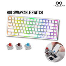 Load image into Gallery viewer, RK84 Wireless Mechanical Keyboard Hot Swap RGB Tri-Mode Wireless