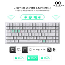 Load image into Gallery viewer, RK84 Wireless Mechanical Keyboard Hot Swap RGB Tri-Mode Wireless