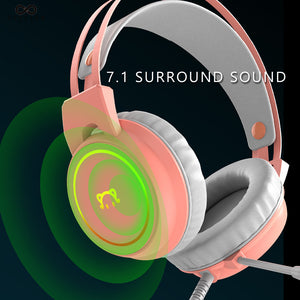 Gaming Headset 7.1 Surround Sound with Noise Cancellation Microphone