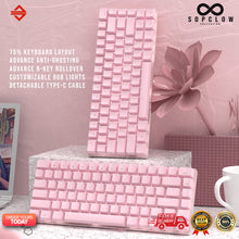 Load image into Gallery viewer, Mechanical Gaming Keyboard  •  Single LED Light
